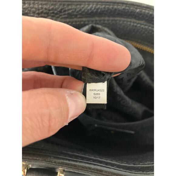 KATE SPADE BLACK PEBBLED LEATHER WOMENS MEDIUM CROSSBODY BAG - Picture 11 of 16